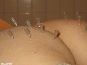 Tied up and ready for waxing, she just l - XXX Dessert - Picture 15