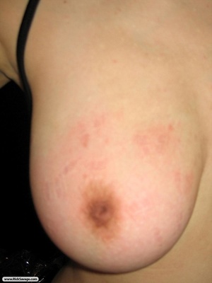 Bound bitch shows her impressive titties - XXX Dessert - Picture 13