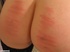 Bound and gagged bitch gets her nice vagina waxed