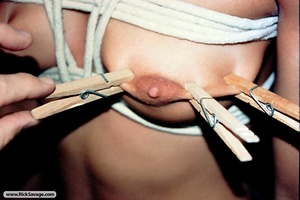 Amateur darling gets tied up and gagged  - Picture 3