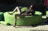 Cute teen babe slowly takes her clothes off outdoors