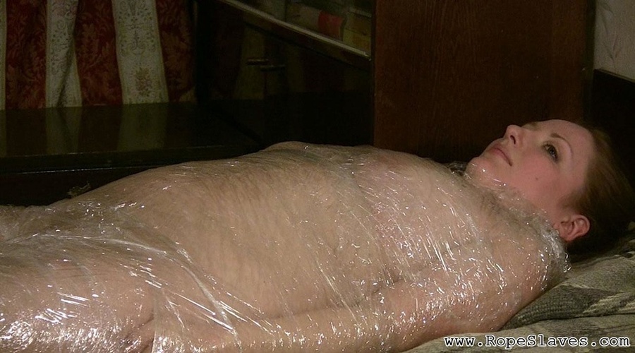 Fat girl gets wrapped in foil by her crazy  - XXX Dessert - Picture 10