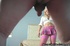 Busty brutal blonde roughly plays with small cock of fat guy