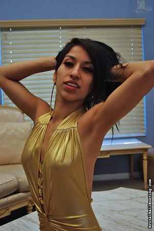 Skinny Latina girl loves dancing and fig - XXX Dessert - Picture 4