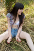 long haired teen models
