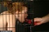 Caged darling is ready for a nasty dildo punishment