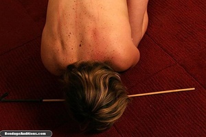 Lady gets tied in ropes and drilled with - Picture 3