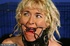 Caged blonde darling is ready for some rough drilling