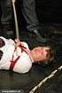 naughty tied schoolgirl enjoys