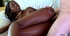 Ebony teen doll enjoys hot cunnilingus before hard pussy drilling