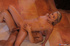 Blonde yoga slut gets nailed and facialized by her man