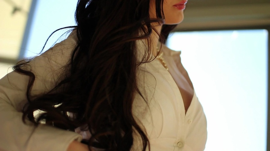 Raven haired cutie gets fucked and creampie - XXX Dessert - Picture 3