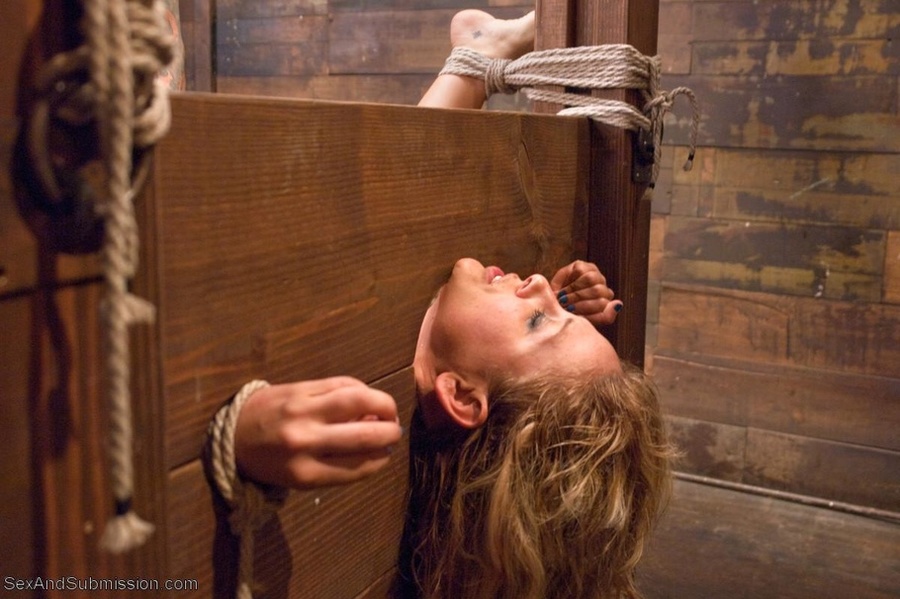 Long haired blonde woman gets fucked and tied up by a horny man - XXXonXXX - Pic 11