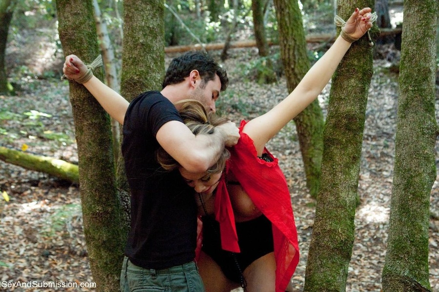 Horny young man fucks two delicious BDSM sluts outdoors - XXXonXXX - Pic 4