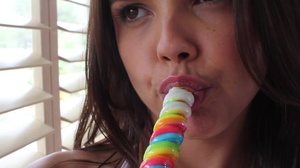 Two sweet things lover to suck candy and erected penis - XXXonXXX - Pic 1