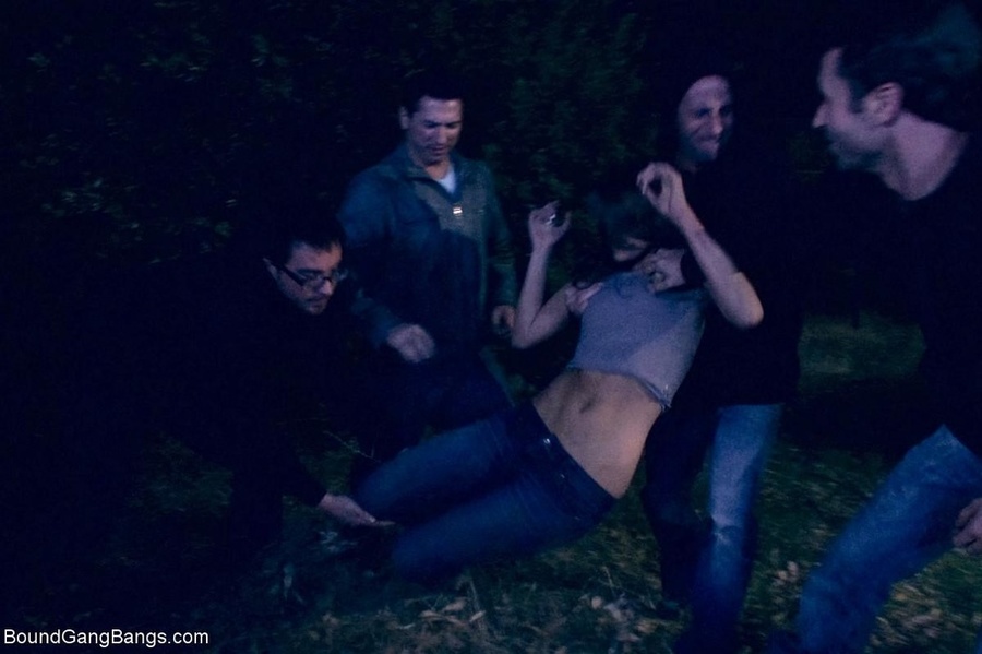 Lady is bound and fucked on a dirty mattres - XXX Dessert - Picture 2