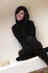American dark haired amateur teen striptease