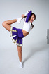shapley cheerleader ponytails brunette