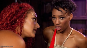 Ebony lesbians connect for erotic, imagi - Picture 10
