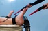 Peeking nips are played with, and feet are featured, when a filly doles