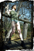 alluring lady-with-a-twig camo shirt