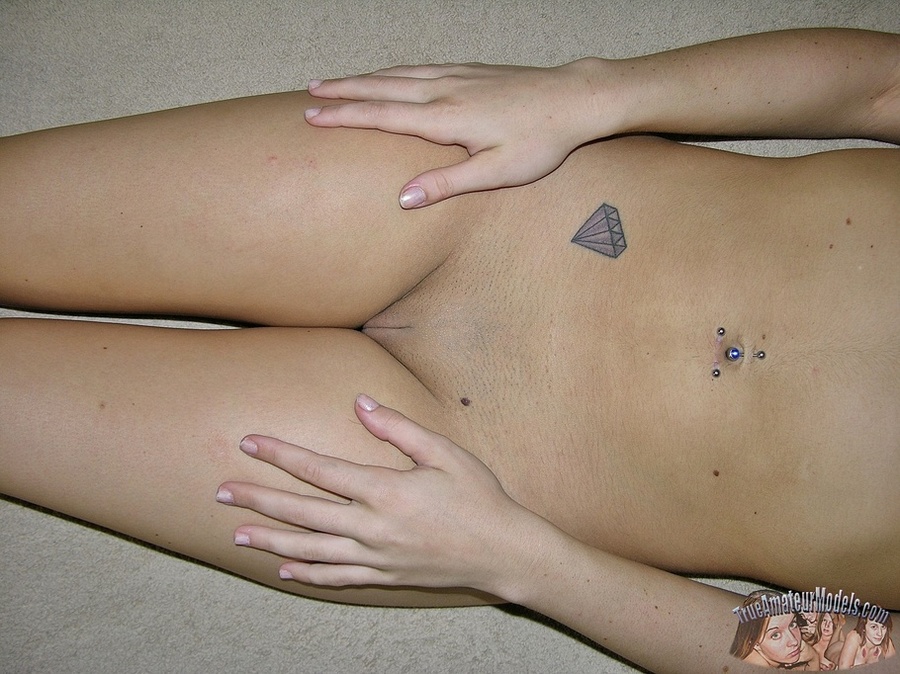 Gorgeous teen pose her foxy body in black shirt, black and white checkered shorts and shoes before she shows her lusty butt while she gets naked then reveals her small tits and erotic pussy in different poses on a gray bed. - XXXonXXX - Pic 11