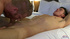 Passion scene starts by guy massaging huge muscles and quickly moving
