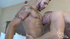 Sexy guy loves ripped muscles and licks them from head to toe before whipping