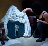 Domineering Asian t-girl gets the best of her sexy female lover during