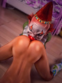 Angry clown banging pretty pigtailed - Picture 2
