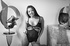 Smoking hot Asian chick displays her banging body before she peels off