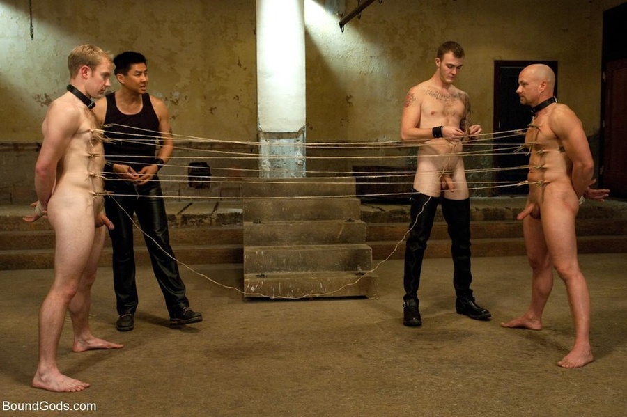 Super horny gay men in bondage having group - XXX Dessert - Picture 15