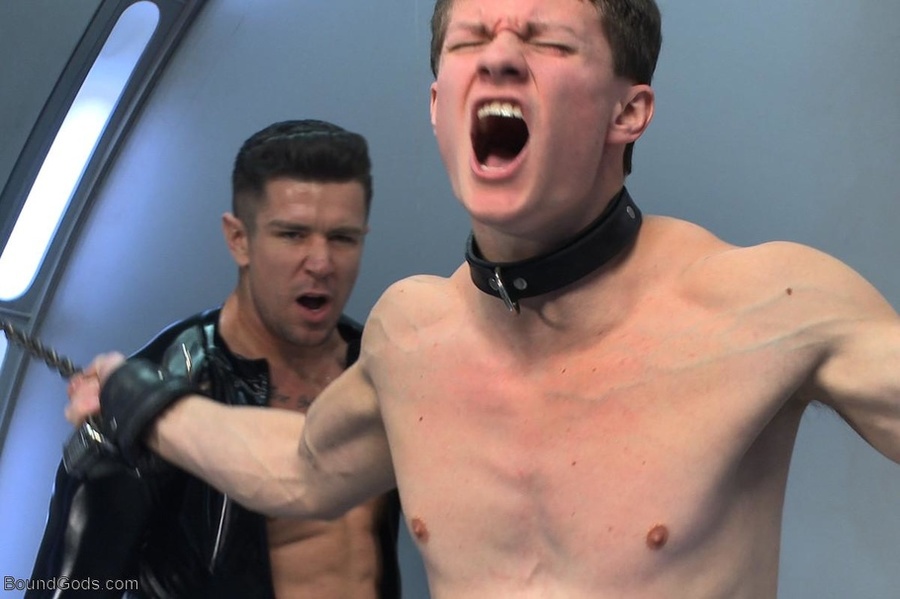 Horny dude in latex fucks his tied up partn - XXX Dessert - Picture 11