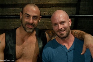 Two bald dudes are ready for hot anal dr - XXX Dessert - Picture 1