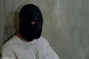 Masked guy in straightjacket gets tortur - XXX Dessert - Picture 3