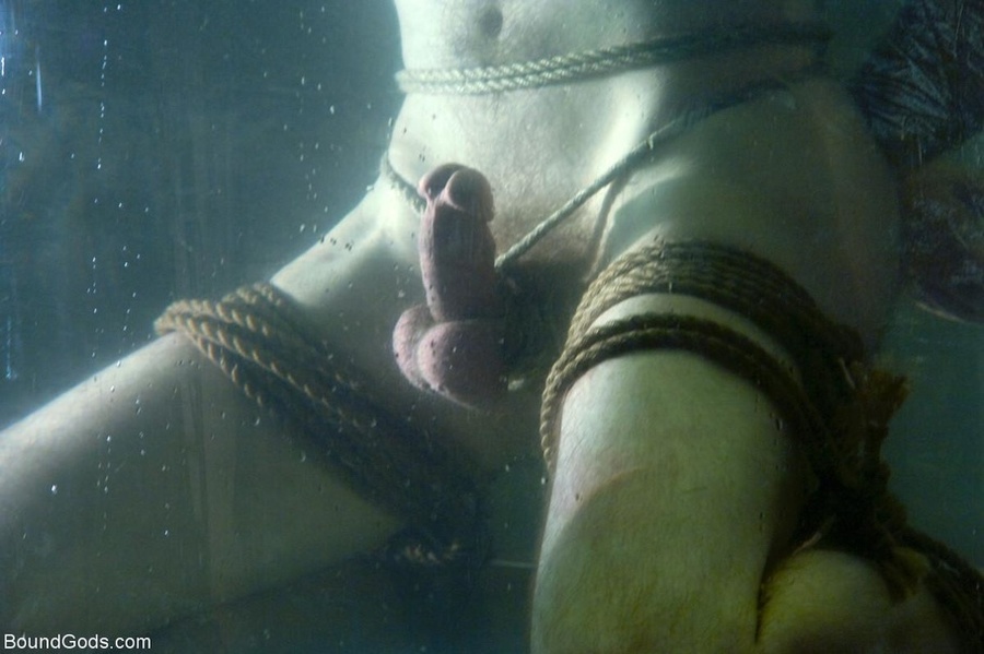 Bearded gay slave gets tortured with water  - XXX Dessert - Picture 13