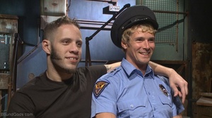 Blond cop in pig's mask gets jeered and  - XXX Dessert - Picture 1