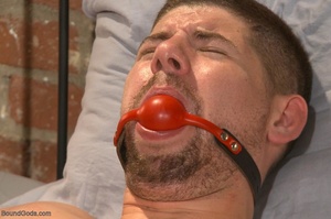 Gagged dude gets spanked and tortured wi - XXX Dessert - Picture 12