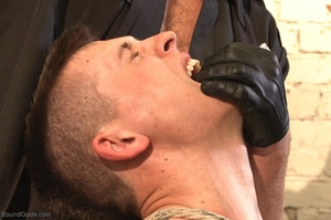 Hogtied stud gets jeered and punished by - Picture 8