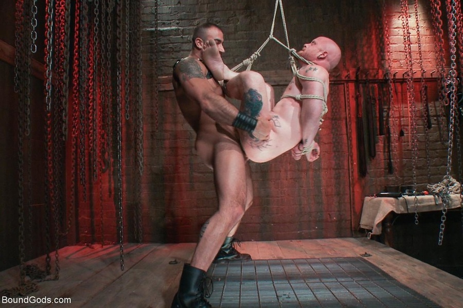 Two hunky dudes are ready for a brutal gay  - XXX Dessert - Picture 7