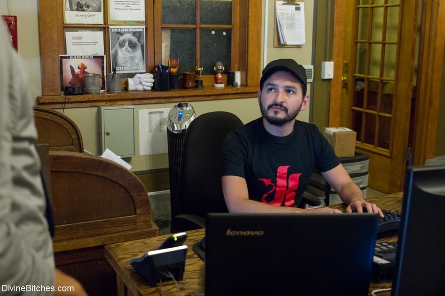 Guy’s nips and dick are pinched, and his mo - XXX Dessert - Picture 2