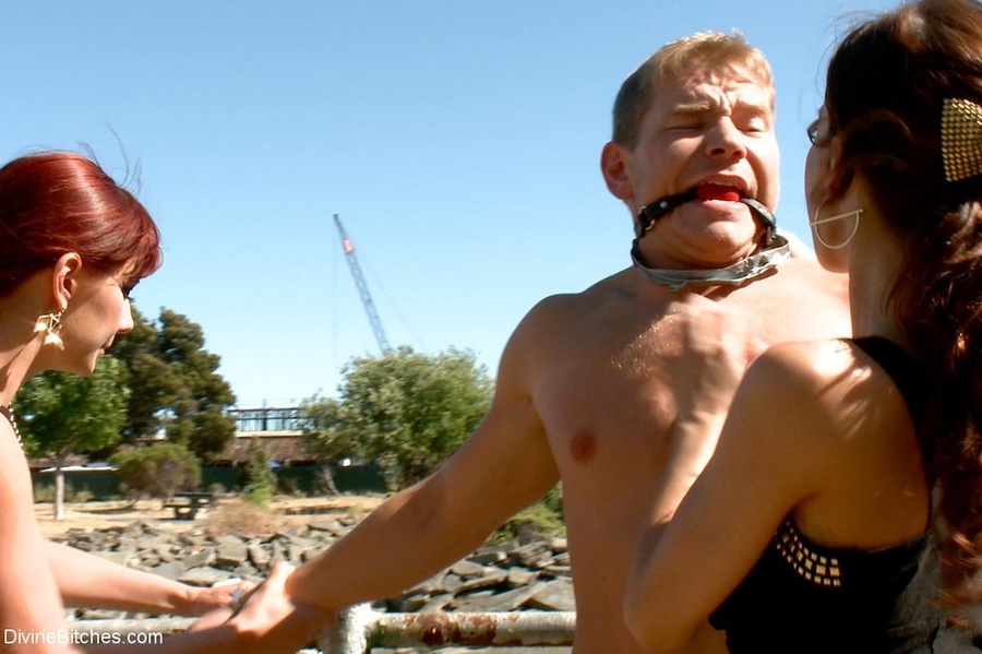 In the back of a van, a man’s mouth is duct - XXX Dessert - Picture 17