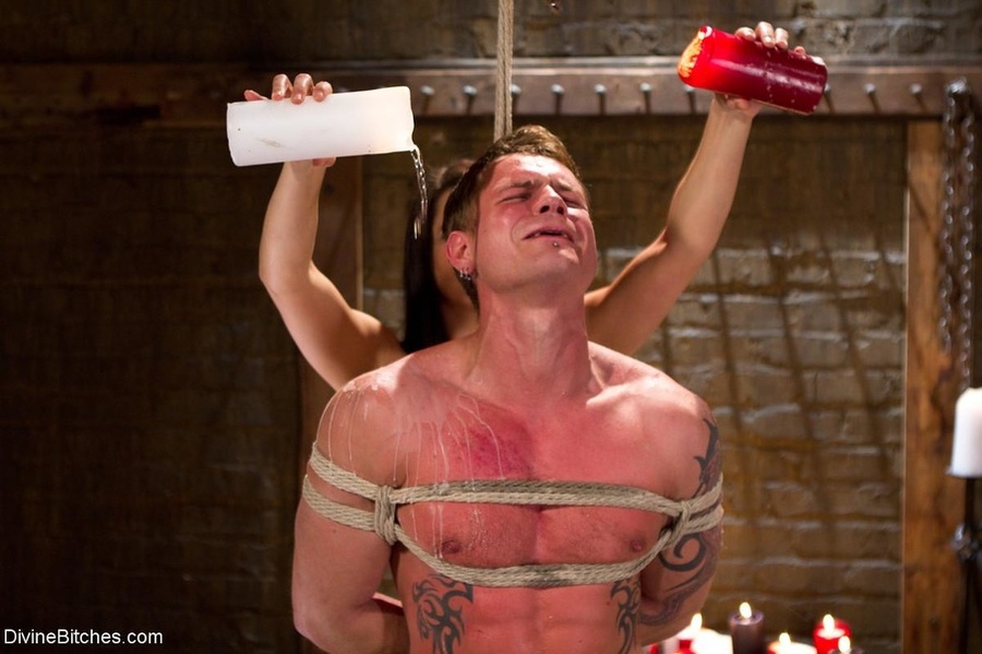 Hot wax, hard hitting and raunchy pegging m - XXX Dessert - Picture 7