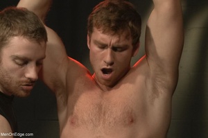 Muscular lad in superhero's cosplay gets - Picture 14