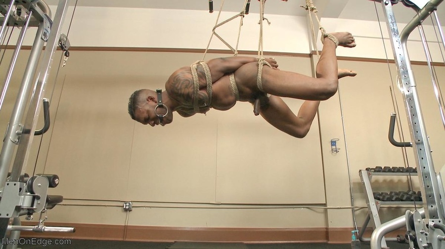 Inked black stud with pierced nipples gets  - XXX Dessert - Picture 13