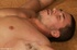 Blindfolded and roped stud gets his pooper worked out with dildo stick