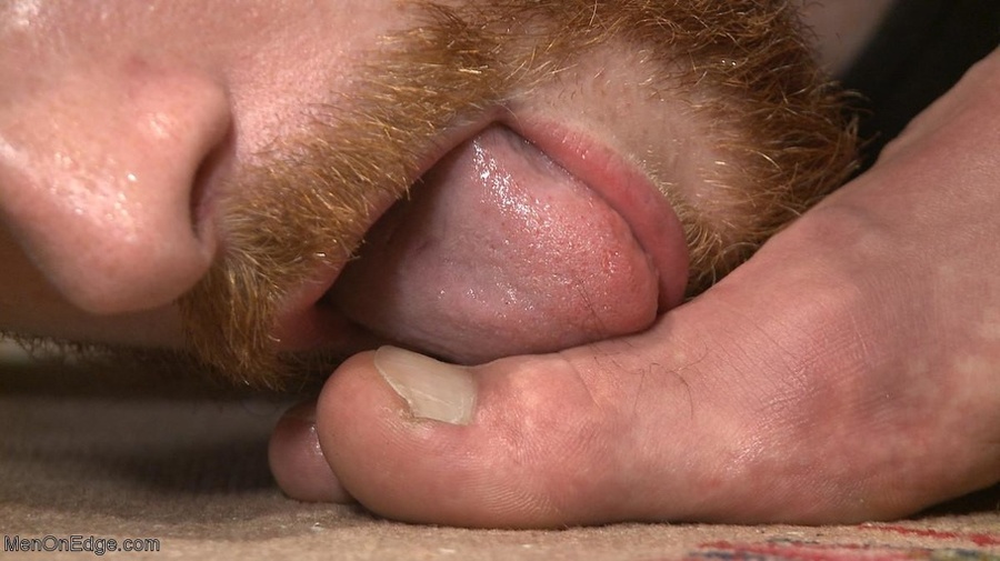 Blindfolded inked hunk bound to the armchai - XXX Dessert - Picture 8