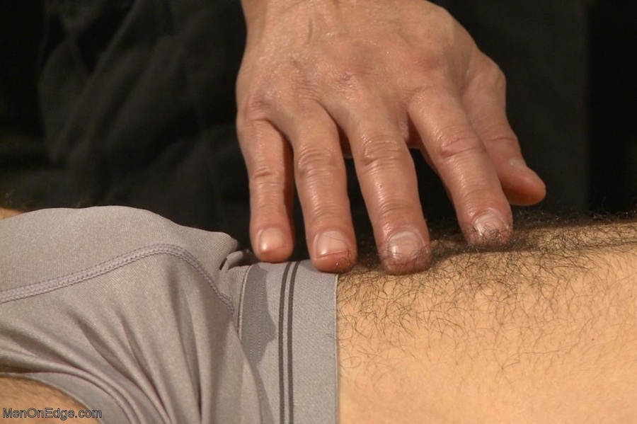 Brunette guy gets his stiff rod teased in v - XXX Dessert - Picture 2
