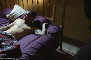Tattooed stud gets his boner teased with - XXX Dessert - Picture 2