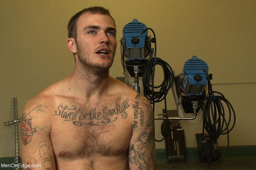 Tattooed stud gets his boner teased with tw - XXX Dessert - Picture 16